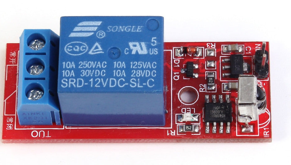 Infra Red Remote Control Relay Module - Single Channel — PMD Way