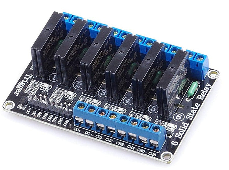 Solid State Relay Modules 2A - Six Channel from PMD Way with free delivery worldwide