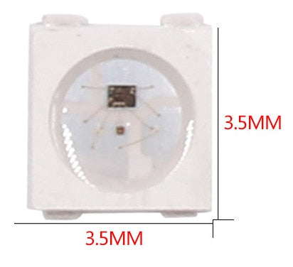 SK6812 3535 White RGB SMD LED - 100 Pack from PMD Way with free delivery worldwide