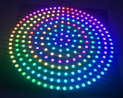 SK6812 RGB LED Ring Set - Black PCB from PMD Way with free delivery worldwide