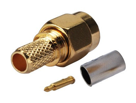 SMA 50 Ohm Crimp Plug for RG58 - 10 Pack from PMD Way with free delivery worldwide