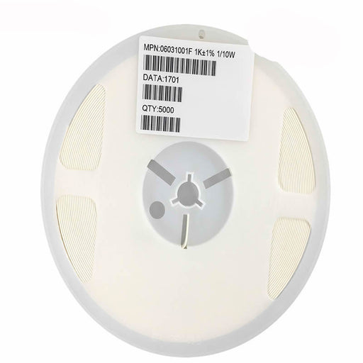 SMD 0603 Resistors - 82R to 910R - Reel of 5000 from PMD Way with free delivery worldwide