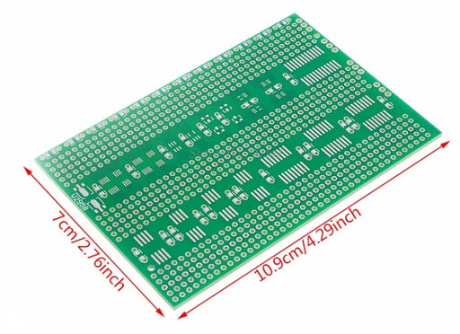 Single Sided 7x11cm SMD Prototyping PCB from PMD Way with free delivery worldwide