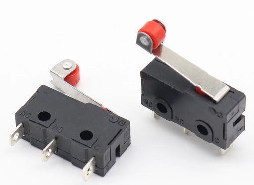 SPDT Mini Microswitch with Roller Lever Arms in packs of ten from PMD Way with free delivery worldwide