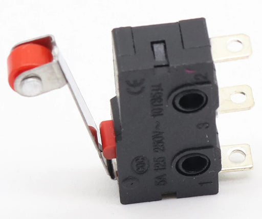 SPDT Mini Microswitch with Roller Lever Arms in packs of ten from PMD Way with free delivery worldwide