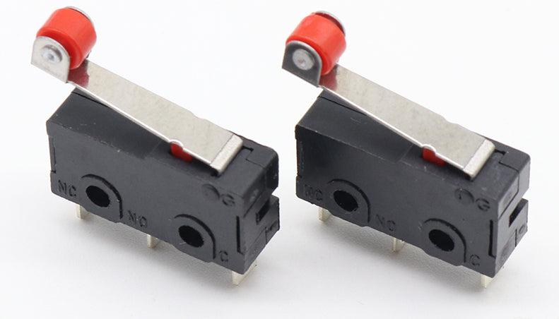 SPDT Mini Microswitch with Roller Lever Arms in packs of ten from PMD Way with free delivery worldwide