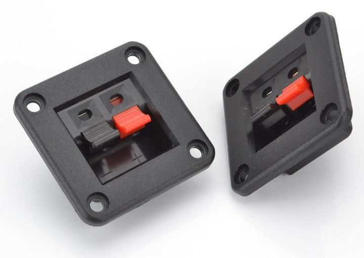 Compact Two-Way Speaker Box Push Terminal Connectors - Two Pack from PMD Way with free delivery worldwide