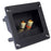 Two Way Rectangular Speaker Terminal Binding Posts - Two Pack from PMD Way with free delivery worldwide