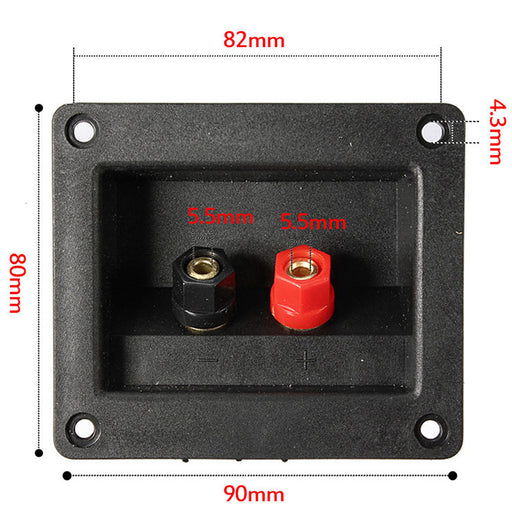 Rectangular Two Way Speaker Terminal Binding Post from PMD Way with free delivery worldwide