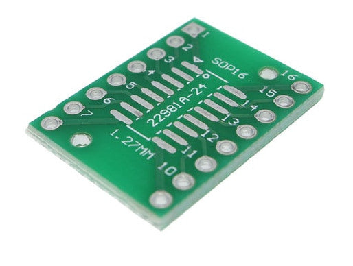 SOP16 TSSOP16 to DIP Adaptor PCBs in packs of ten from PMD Way with free delivery worldwide