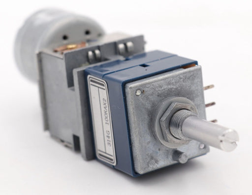 Useful Stereo Motorised Potentiometers for amplifiers and audio projects from PMD Way with free delivery worldwide