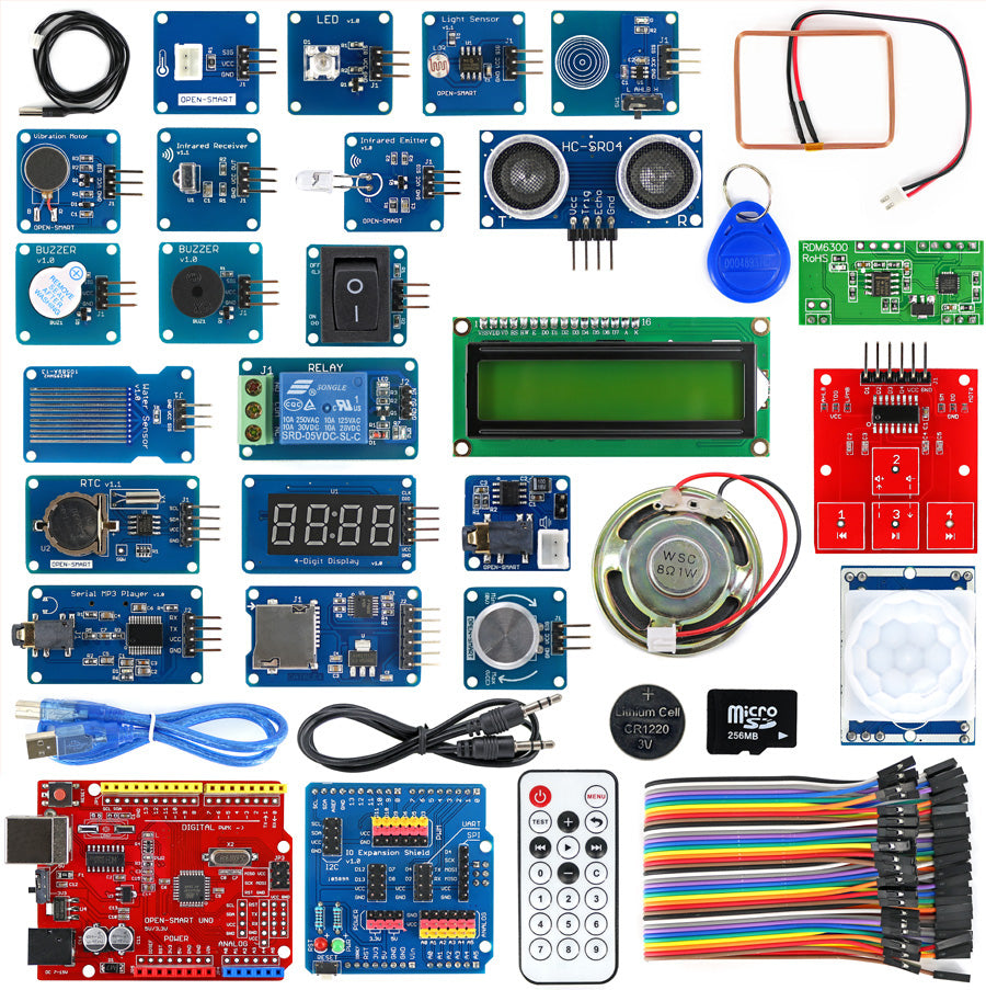 Get up to speed with Arduino and many functions using the Super Smart Starter Kit for Arduino from PMD Way with free delivery, worldwide