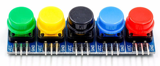 Tactile Button Breakout Boards in packs of five from PMD Way with free delivery worldwide