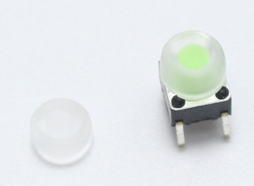 Transparent Caps for 6x6mm Tactile Switches in packs of 20 from PMD Way with free delivery worldwide