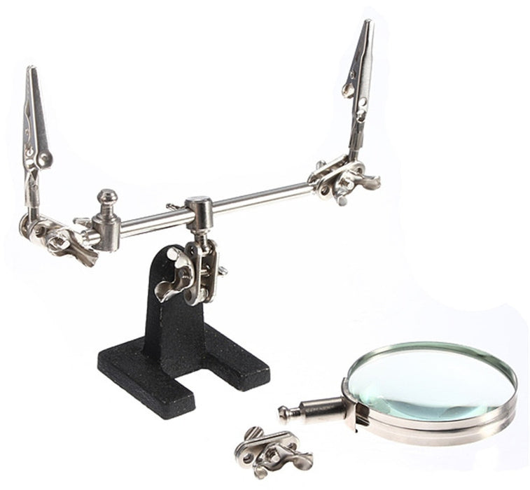 Third Hand Tool with 4X Magnifying Glass from PMD Way with free delivery worldwide