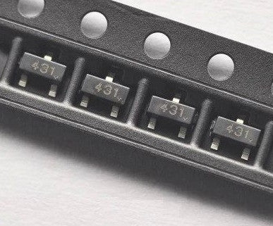 TL431 - Voltage Reference SMD SOT23 ICs in packs of 50 from PMD Way with free delivery worldwide