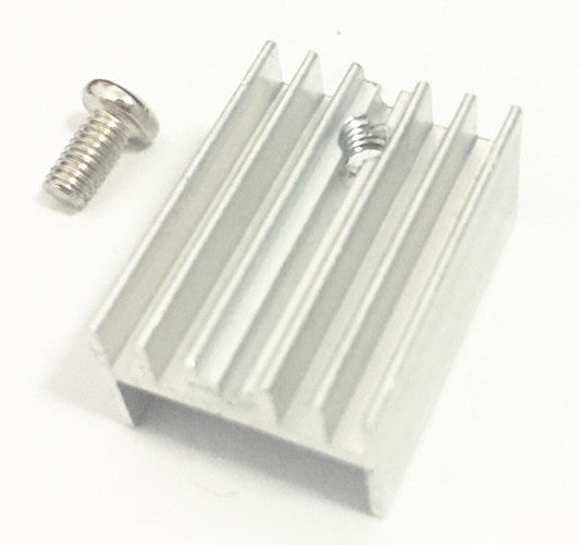 Aluminium TO220 Heatsink with Screw - 100 Pack from PMD Way with free delivery worldwide