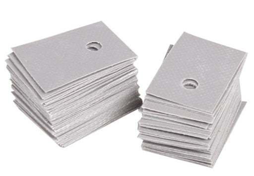 Silicon TO220 Insulation Pads - 100 Pack from PMD Way with free delivery worldwide