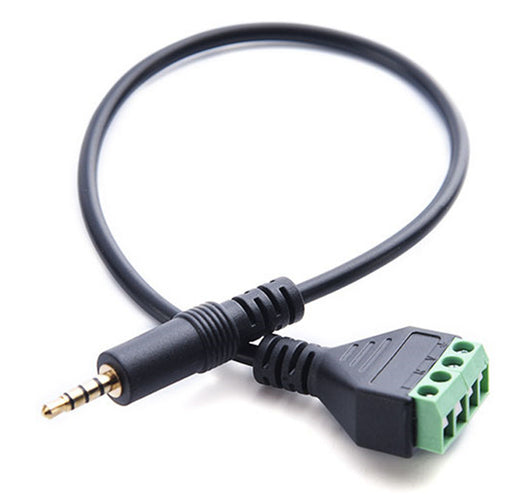 TRRS Plug to Terminal Block Breakout Cable from PMD Way with free delivery worldwide