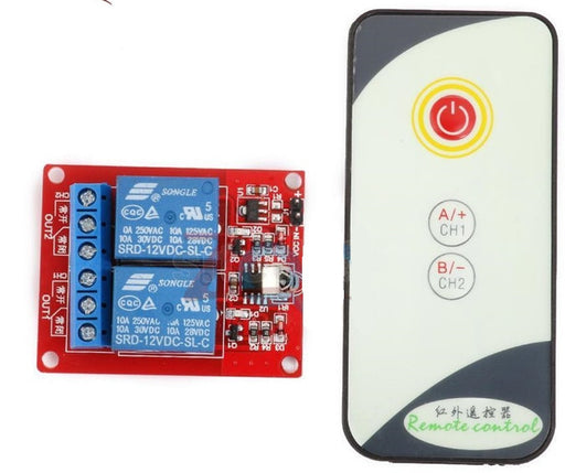 Infra Red Remote Control Relay Module - Two Channel from PMD Way with free delivery worldwide
