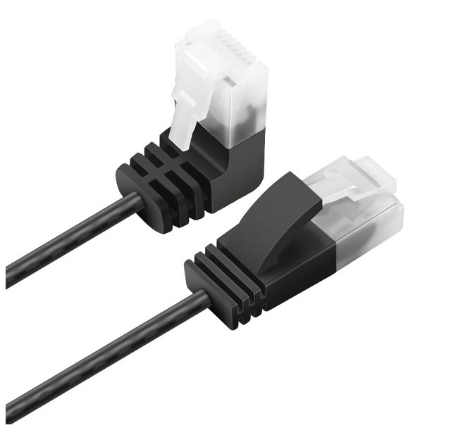 Ultra Slim RJ45 Cat6a Ethernet Cables with Angled Plug from PMD Way with free delivery worldwide