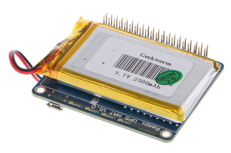 2500 mAh UPS HAT for Raspberry Pi from PMD Way with free delivery worldwide