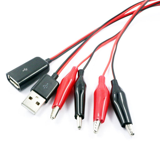 USB to Alligator Clips Cable Set from PMD Way with free delivery worldwide