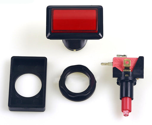 Arcade Buttons to USB Encoder Kit with Seven Rectangular Buttons from PMD Way with free delivery worldwide