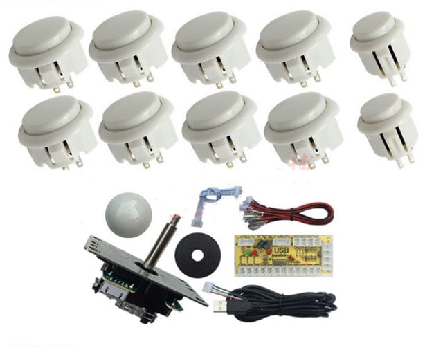 Joystick and Ten Arcade Buttons with USB Encoder Kits from PMD Way with free delivery worldwide