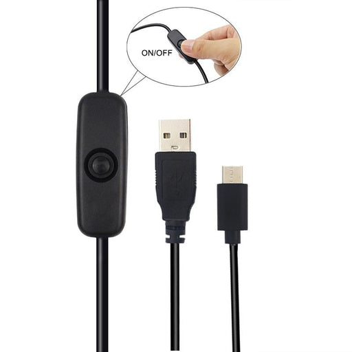 USB C Charging Cable with Power Switch for your Raspberry Pi 4 from PMD Way with free delivery worldwide