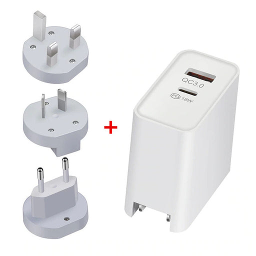 AC to USB C Power Delivery Travel Adaptor - 36W from PMD Way with free delivery worldwide