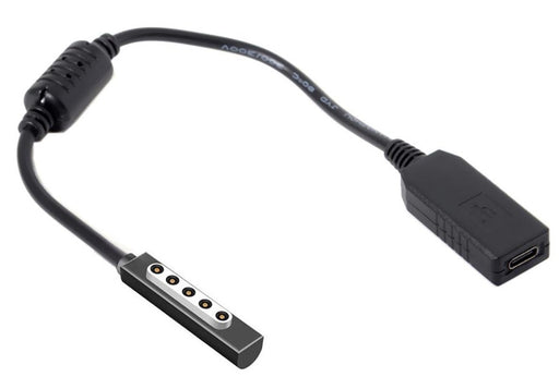 Charge your Microsoft Surface Pro 1 or 2 from USB PD with this USB C Power Delivery 12V Female to Surface Pro cable from PMD Way with free delivery worldwide