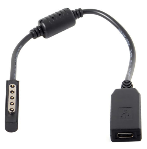 Charge your Microsoft Surface Pro 1 or 2 from USB PD with this USB C Power Delivery 12V Female to Surface Pro cable from PMD Way with free delivery worldwide