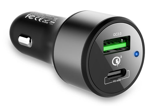 USB Type C PD and QC 3.0 Car Charger with Cable from PMD Way with free delivery worldwide