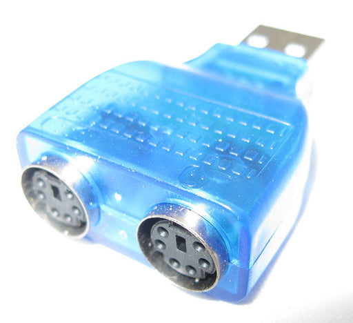 Twin USB to PS/2 Socket Adaptor
