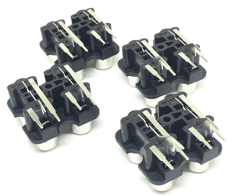 PCB Mount Four RCA Socket Modules - Four Pack — PMD Way