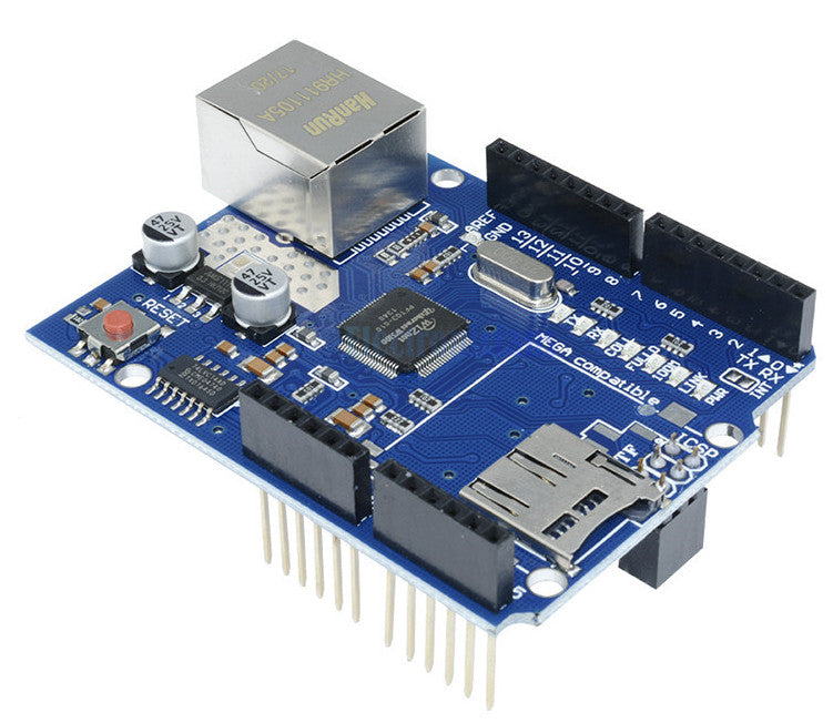 Get your Arduino on a network with the W5100 Ethernet Shield for Arduino from PMD Way with free delivery, worldwide