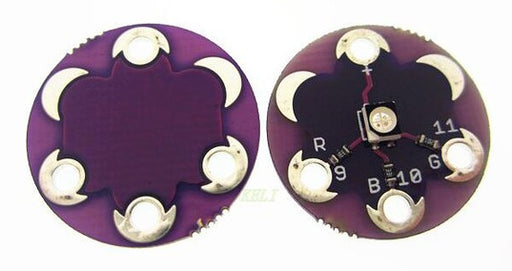 Wearable LilyPad Style Tri-Colour RGB LED Module - 5 Pack from PMD Way with free delivery worldwide
