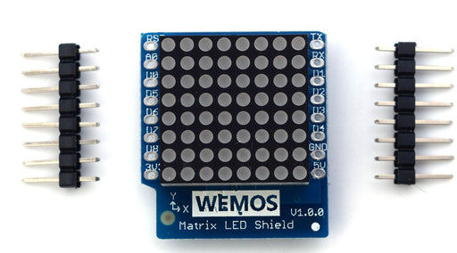 8x8 LED Matrix Shield for WeMos LoLin D1 Mini from PMD Way with free delivery worldwide