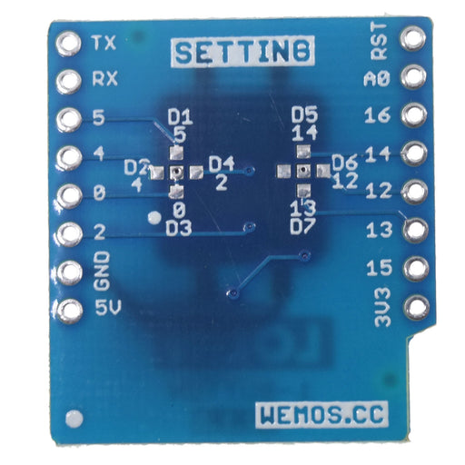 Single Button Shield for WeMos LoLin D1 Mini in packs of two from PMD Way with free delivery worldwide