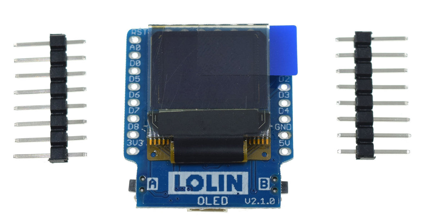 0.66" 64x48 OLED Display for WeMos LoLin Boards from PMD Way with free delivery worldwide