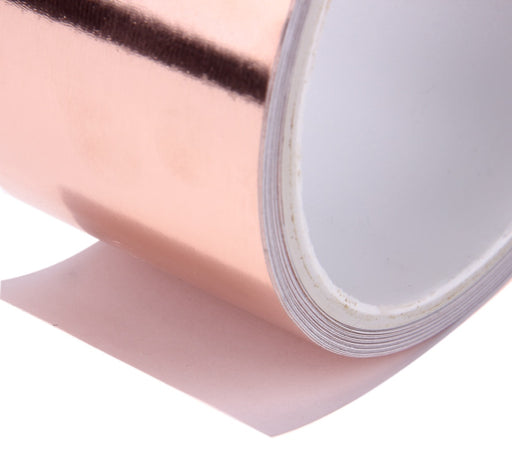 Wide 50mm Copper Foil Tape with Conductive Adhesive - 5.5m from PMD Way with free delivery worldwide
