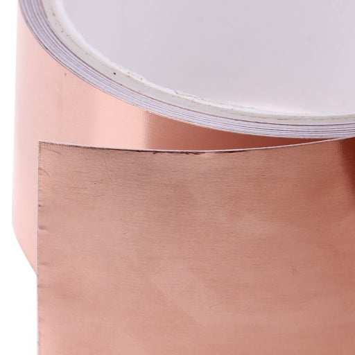 Wide 50mm Copper Foil Tape with Conductive Adhesive - 5.5m from PMD Way with free delivery worldwide