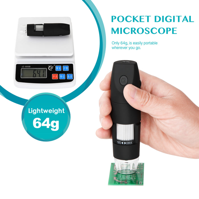 Full HD Wireless Digital Microscope with WiFi from PMD Way with free delivery worldwide