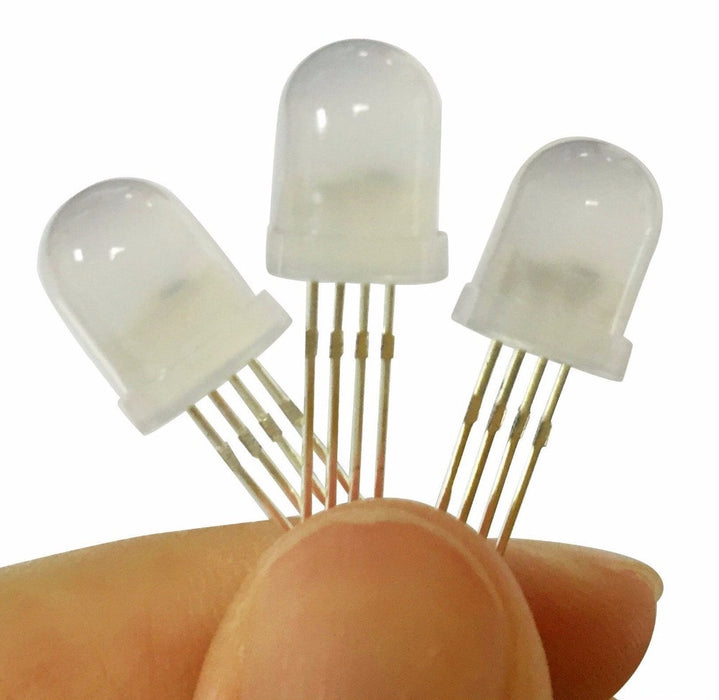 8mm Through Hole WS2812 RGB LEDs in packs of 100 from PMD Way with free delivery worldwide