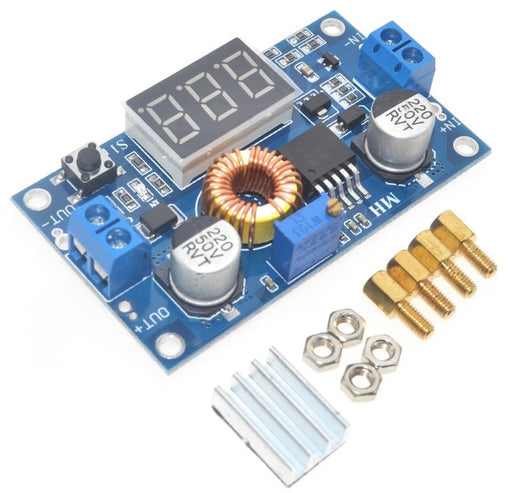 XL4015 Adjustable DC DC Buck Converter with Display 38 to 1.25V from PMD Way with free delivery worldwide