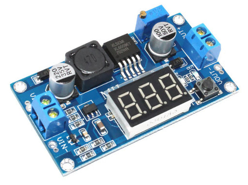 XL6009 Adjustable DC-DC Boost Converter Module with Display - 5 to 30V from PMD Way with free delivery worldwide
