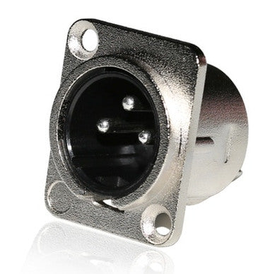 XLR Chassis Panel Mount Connectors - Male or Female from PMD Way with free delivery worldwide